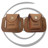 Genuine Leather Pouch & Zippo Combo