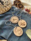 Laser Cut Wooden Keyrings