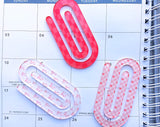 Giant Paper Clip Bookmarks