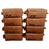 Genuine Leather Toiletry Bag (Dopp Kit)