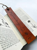 Genuine Leather Bookmark