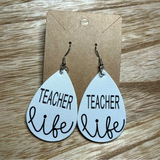 Genuine Leather Earrings