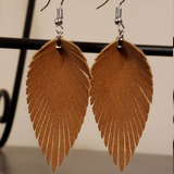 Genuine Leather Earrings