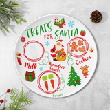 Santa Snack Plate Colour