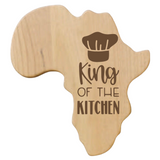 Africa Shape Snack Board