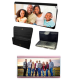 PU Leather Ladies Photo Print Purse