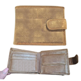 Genuine Leather Wallet – Tab Closure