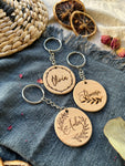Laser Cut Wooden Keyrings