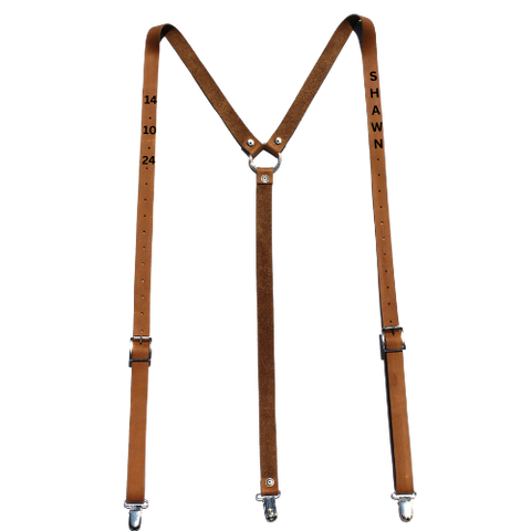 Genuine Leather Suspenders