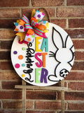 Wooden Easter Wreath