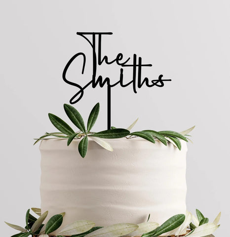 Wooden Cake Topper