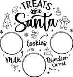 Santa Snack Plate