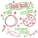 Santa Snack Plate Colour