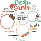 Santa Snack Plate Colour