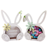 Bunny clear window sweet holder