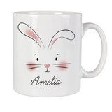 White Personalised Ceramic Easter Mug