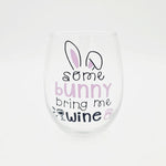 Easter Stemless Wine Glasses