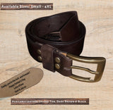 Engraved Genuine Leather Belts