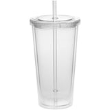 Plastic Tumbler with Straw