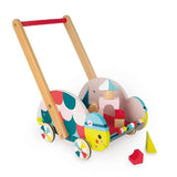 Wooden Trolley with Blocks