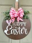 Wooden Easter Wreath