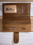 Genuine Leather Ladies Purse (Optional Wood Box)