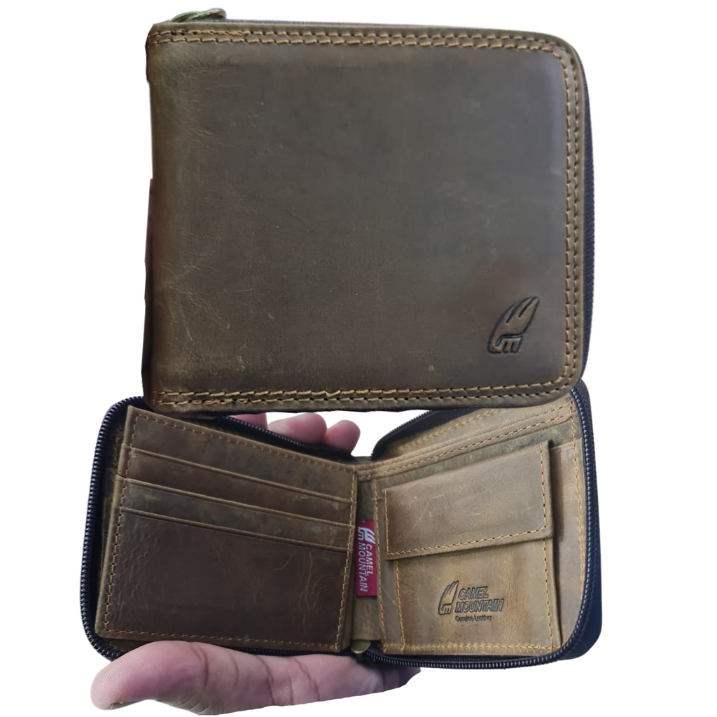 Buy REDHORNS Genuine Leather Wallet for Men Slim Bi-Fold Gents Wallets with  ATM Card ID Slots Purse for Men (A08A-Black) - Lowest price in India|  GlowRoad
